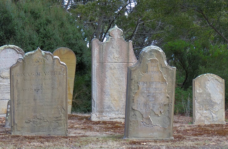 Port Arthur graves
