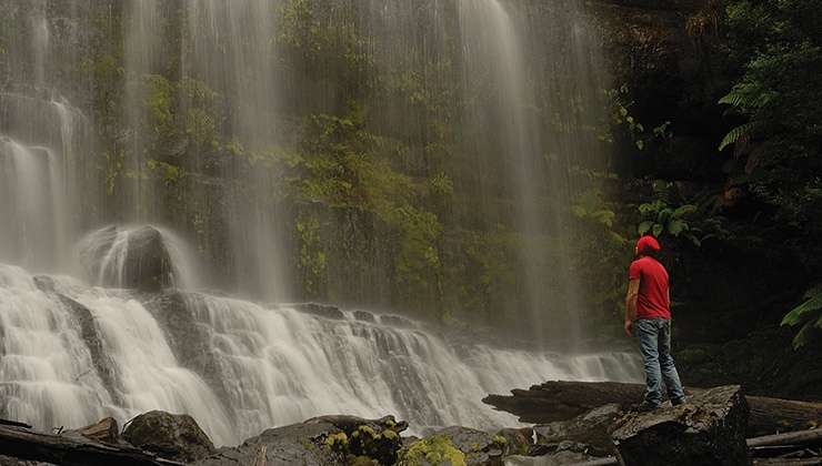 Russell Falls (Image: Tourism Tasmania & Michael Walters Photography)