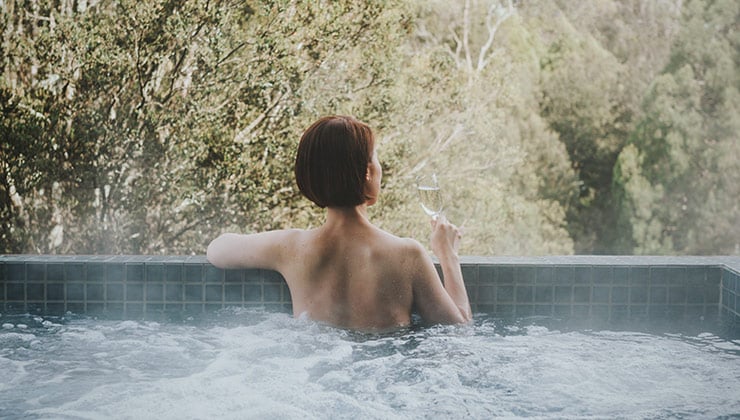 Waldheim Alpine Spa at Peppers Cradle Mountain Lodge (Image: Laura Helle)