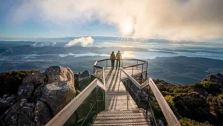 Summit of kunanyi/Mt Wellington (Image: Luke Tscharke)