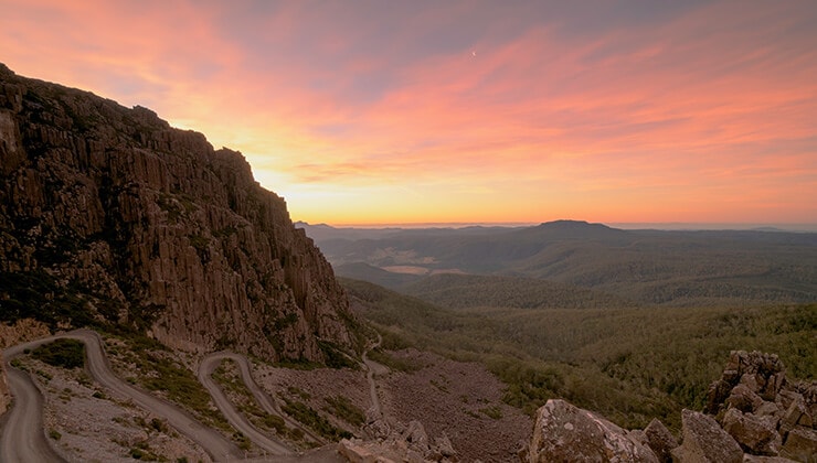 Jacobs Ladder (Image: Simon Sturzaker and Tourism Tasmania)