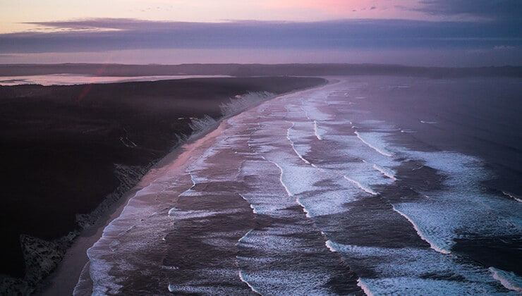 Henty Dunes (Image: Ollie Khedun and Tourism Tasmania)