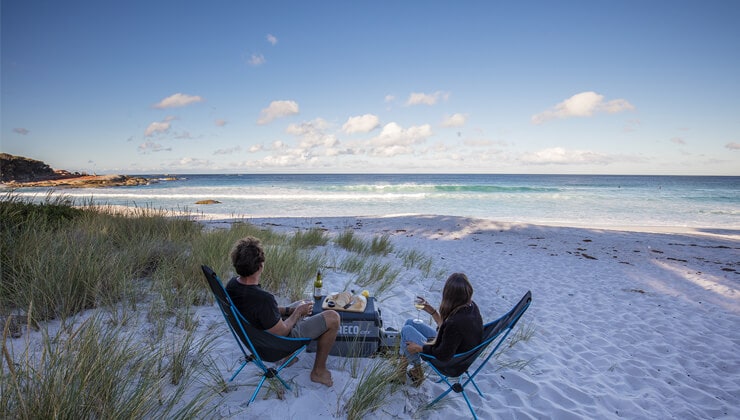 Relaxing at the beach (Image: Sean Scott)